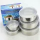 Stainless Steel Mixing Bowls with Lids - Image 2