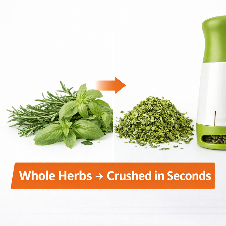 Manual Herb Grinder | Hand Press Spice & Herbs Crusher | Easy Use Kitchen Grinder - Image 5