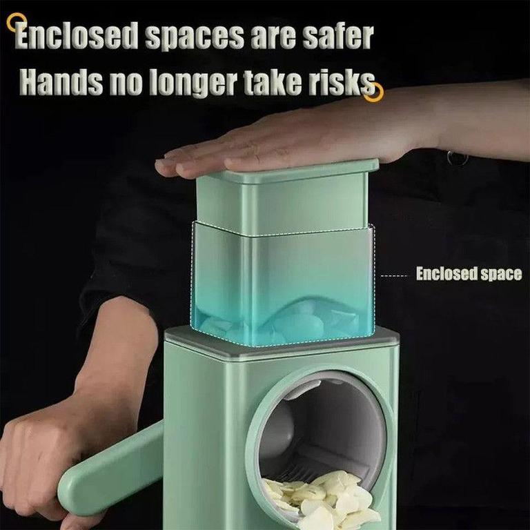 3 In 1 Manual Vegetable Slicer Potato Chopper Rotary Cheese Grater Veggie Chopper Peeler Maker Machine Kitchen Accessories Tools - Image 2