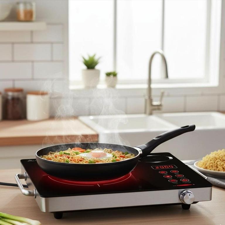 Electric Infrared Ceramic Cooker3500W - Touch Operated Induction Hot Plate with Timer, Temperature Control, and Waterproof Design-RAF Electric Chula And Stove - Image 3
