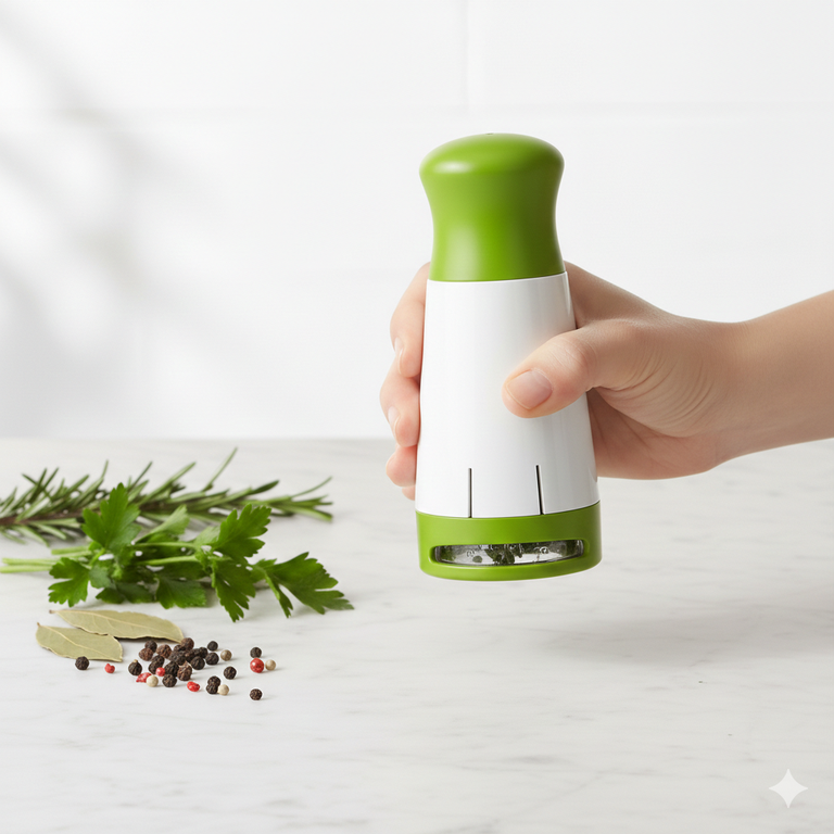 Manual Herb Grinder | Hand Press Spice & Herbs Crusher | Easy Use Kitchen Grinder - Image 3