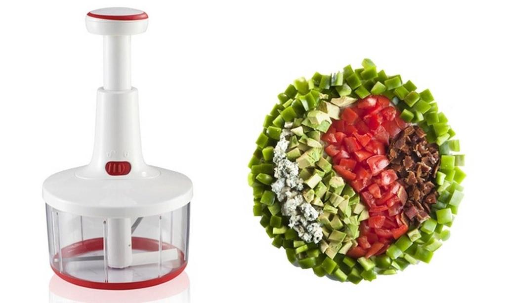 Twist Cut Fruit & Vegetable Cutter / Chopper Manual Food Processor - Image 4